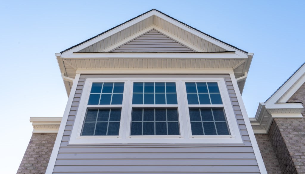 double hung windows on a home