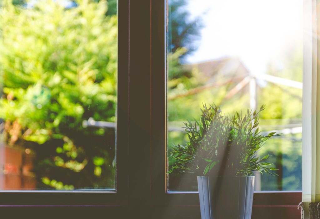 Replacement Window In a Home With Sun Shining Through The Window