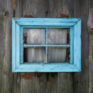 Old, Outdated Window In a House