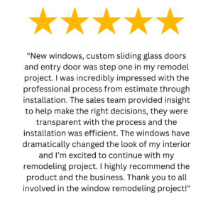 5 Star Review From a Previous Minnesota Customer Who Chose Builders and Remodelers for Their Window Replacement Project