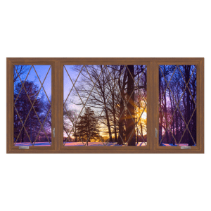 Quarter-Half-Quarter Casement