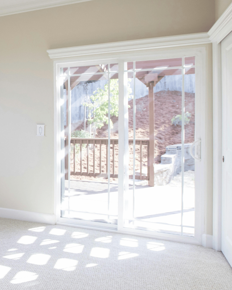 Sliding Glass Door In Basement