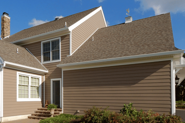 Brown Everlast Siding On A Home