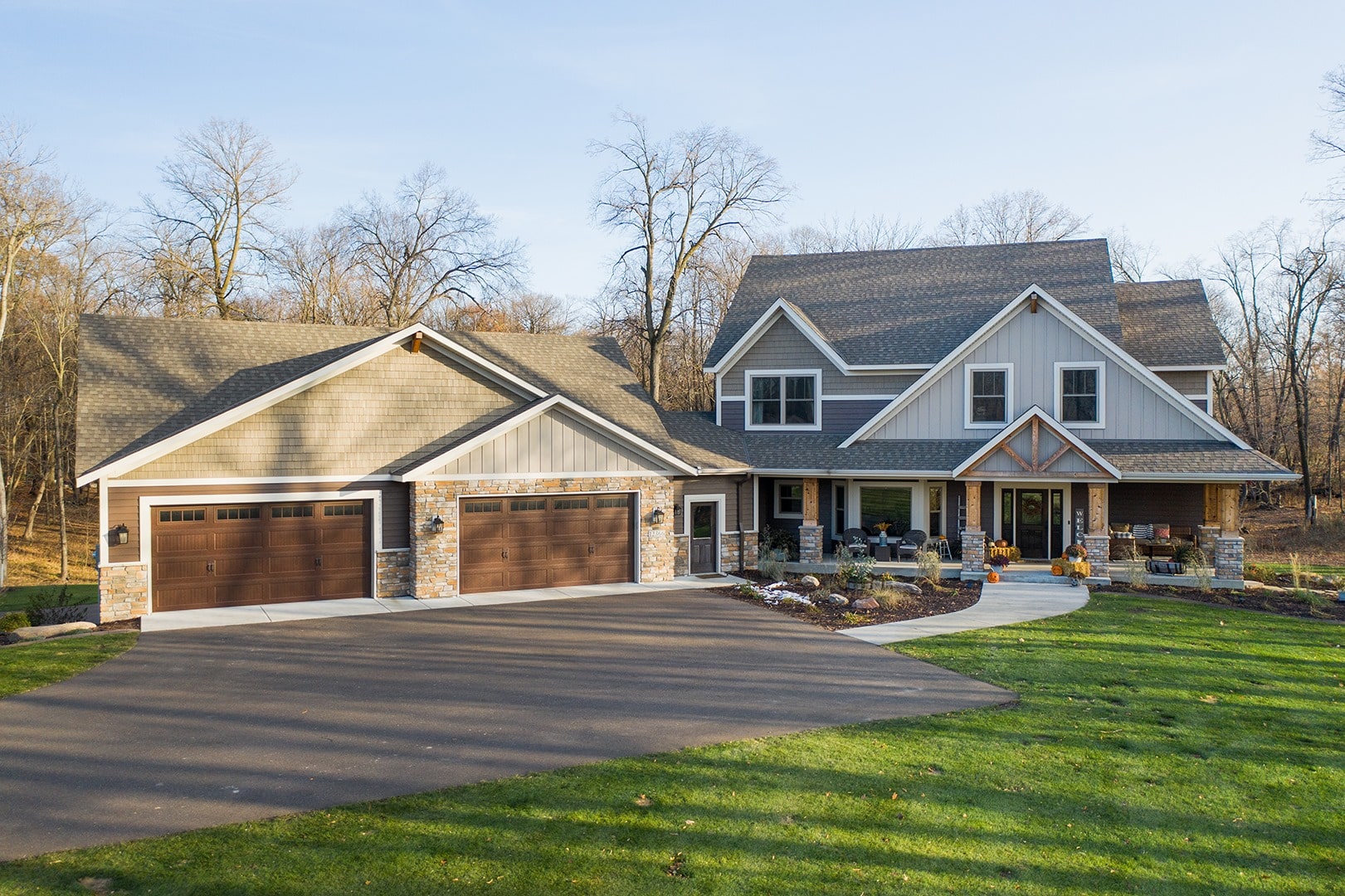Grey EDCO Steel Siding On Home