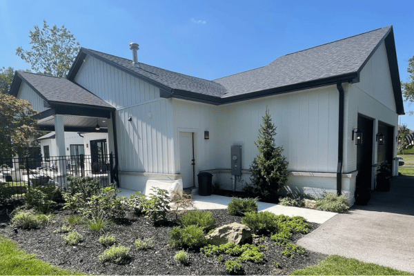 White Everlast Siding On A Home