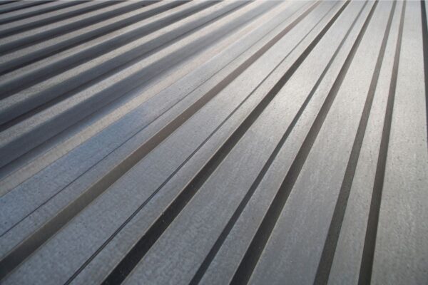 Close Up Picture Of Metal Siding